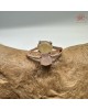 【肌容雪】天然緬甸A貨冰翡翠雙蛋面可調節戒指 編號690(戒圍17.5mm#12號)