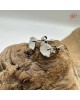 【肌容雪】天然緬甸A貨冰白翡翠耳環 編號693