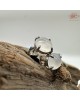 【肌容雪】天然緬甸A貨冰白翡翠耳環 編號693