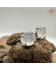 【肌容雪】天然緬甸A貨冰白翡翠耳環 編號693