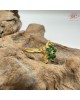 【肌容雪】天然緬甸A貨翡翠翠綠五花瓣可調節戒指 編號695(戒圍18.1mm#14號)