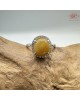 【肌容雪】天然緬甸A貨黃翡翠可調節戒指 編號700(戒圍17.5mm#12號)