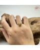 【肌容雪】天然緬甸A貨黃翡翠可調節戒指 編號700(戒圍17.5mm#12號)