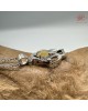 【肌容雪】天然緬甸A貨黃翡翠造型項鍊 編號701