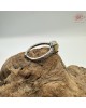 【肌容雪】天然緬甸A貨黃翡翠蛋面造型可調節戒指 編號705(戒圍18.1mm#14號)