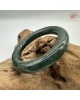 【肌容雪】天然緬甸A貨滿綠翡翠圓條手鐲 編號706(鐲圍55.3mm#17.5號)
