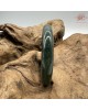 【肌容雪】天然緬甸A貨滿綠翡翠圓條手鐲 編號706(鐲圍55.3mm#17.5號)