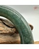 【肌容雪】天然緬甸A貨滿綠翡翠圓條手鐲 編號706(鐲圍55.3mm#17.5號)