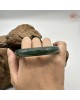 【肌容雪】天然緬甸A貨滿綠翡翠圓條手鐲 編號706(鐲圍55.3mm#17.5號)