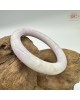 【肌容雪】天然緬甸A貨冰粉紫翡翠圓條手鐲 編號707(鐲圍52.8mm#16.5號 )