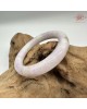 【肌容雪】天然緬甸A貨冰粉紫翡翠圓條手鐲 編號707(鐲圍52.8mm#16.5號 )