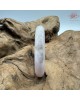 【肌容雪】天然緬甸A貨冰粉紫翡翠圓條手鐲 編號707(鐲圍52.8mm#16.5號 )