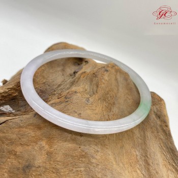 【肌容雪】緬甸天然A貨翡翠冰春彩叮噹手鐲 編號785(鐲圍56.8mm#18號)