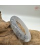 【肌容雪】天然緬甸A貨星空烏雞美人條手鐲 編號853(鐲圍59mm#18.5號)