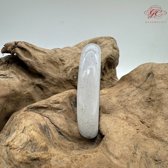 【肌容雪】天然緬甸A貨星空烏雞美人條手鐲 編號853(鐲圍59mm#18.5號)