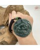 【肌容雪】天然A貨九尾狐翡翠造型掛墜吊飾繩 編號996