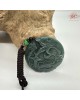 【肌容雪】天然A貨九尾狐翡翠造型掛墜吊飾繩 編號996