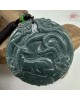 【肌容雪】天然A貨九尾狐翡翠造型掛墜吊飾繩 編號996