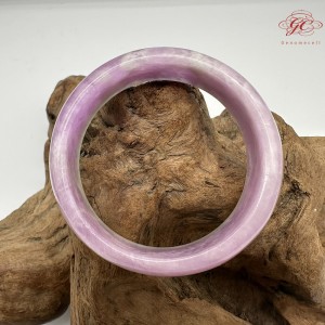 【肌容雪】天然美石紫水晶手鐲 編號B10(鐲圍58.7mm#18.5號)