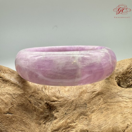 【肌容雪】天然美石紫水晶手鐲 編號B10(鐲圍58.7mm#18.5號)