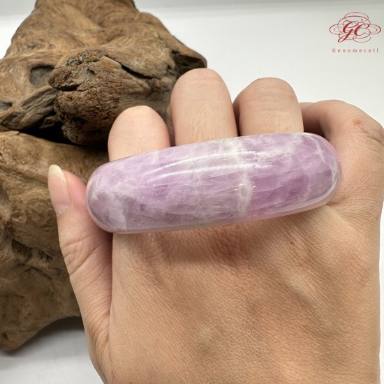 【肌容雪】天然美石紫水晶手鐲 編號B10(鐲圍58.7mm#18.5號)