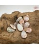 【肌容雪】天然美石櫻花瑪瑙淚滴造型吊墜 編號B19