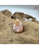 【肌容雪】天然美石櫻花瑪瑙淚滴造型吊墜 編號B19