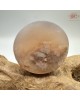 【肌容雪】天然美石櫻花瑪瑙圓牌擺件 編號B20