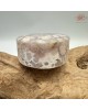 【肌容雪】天然美石櫻花瑪瑙圓牌擺件 編號B21