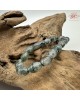 【肌容雪】天然美石水草瑪瑙單圈手串 編號B26