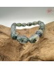 【肌容雪】天然美石水草瑪瑙單圈手串 編號B26