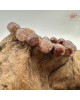 【肌容雪】天然美石褐紅髮晶單圈手串 編號B28