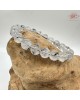 【肌容雪】天然美石黑髮晶透明單圈手串 編號B30
