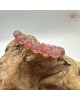 【肌容雪】天然美石莓晶石水晶單圈手串 編號B31