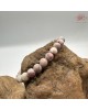 【肌容雪】天然美石雞血石單圈手串 編號B34