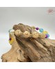 【肌容雪】天然美石星月菩提子單圈手串 編號B35