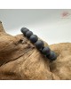 【肌容雪】天然美石黑色琁玉瑤珠單圈手串 編號B53