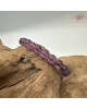 【肌容雪】天然美石紫螢石單圈手串 編號B54