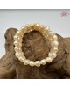 【肌容雪】天然珍珠香檳巴洛克編織手環 編號P16