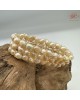 【肌容雪】天然珍珠香檳巴洛克編織手環 編號P16