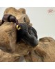 【肌容雪】天然沉香兔子造型吊墜 編號T03