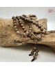 【肌容雪】天然沉香隨心禮香精品禮盒(沉香珠鍊、古風祝福卷軸、精緻收藏盒) 編號T12
