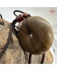 【肌容雪】天然沉香平安扣吊墜繩 編號T13