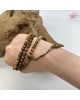 【肌容雪】天然沉香多圈珠串鍊 編號T17