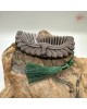 【肌容雪】天然沉香孔雀開屏造型梳子 編號T23