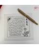 【肌容雪】天然沉香文香雅藏書寫禮盒(筆、書籤、祝福經文) 編號T24