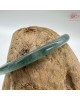 【肌容雪】天然緬甸A貨綠翡翠飄花叮噹鐲 編號1000(鐲圍60.9mm#19號)
