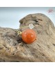 【肌容雪】天然緬甸A貨紅翡翠圓珠耳針 編號1009