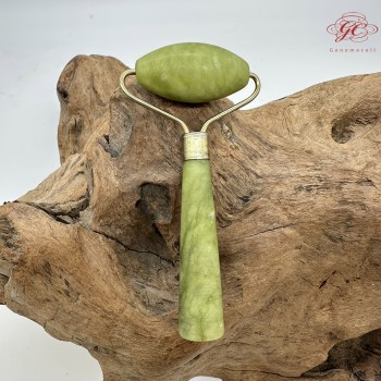  【肌容雪】天然翡翠滾珠美容按摩棒 編號1013
