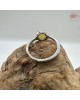 【肌容雪】天然緬甸A貨翡翠蜜蠟黃可調解戒指 編號1015(戒圍18.8mm#15號)